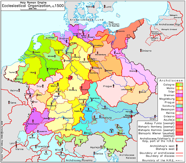 Ecclesiastical Organization (c. 1500)